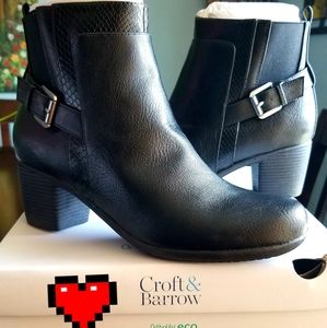 NEW Croft & Barrow booties sz 9.5